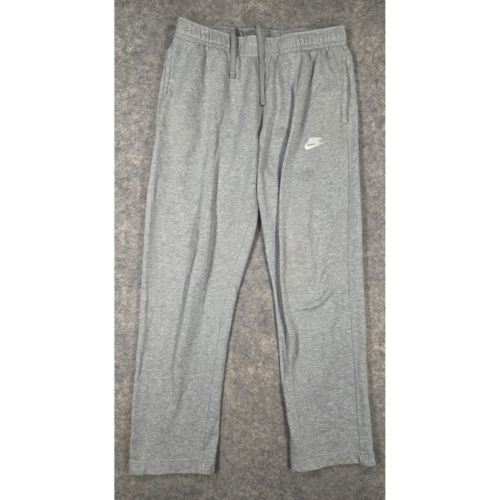 Nike Mens Sportswear Club Fleece Sweatpants Gray BV2707-063 Size Medium